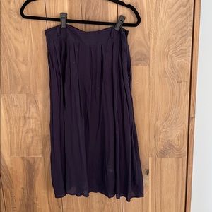 Navy blue a-line skirt